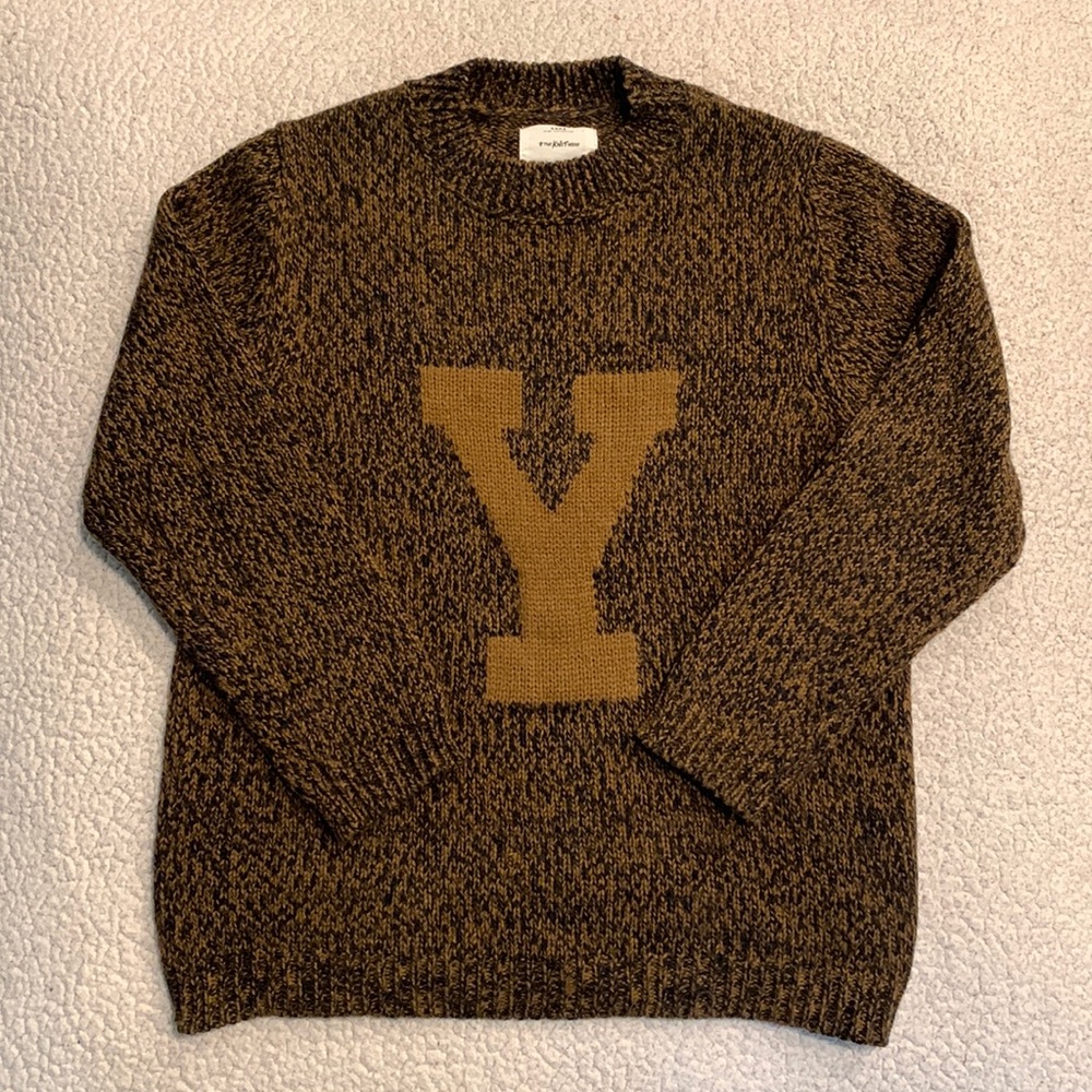 Zara - Chunky Knit Blended Sweater - Brown/back - Unisex